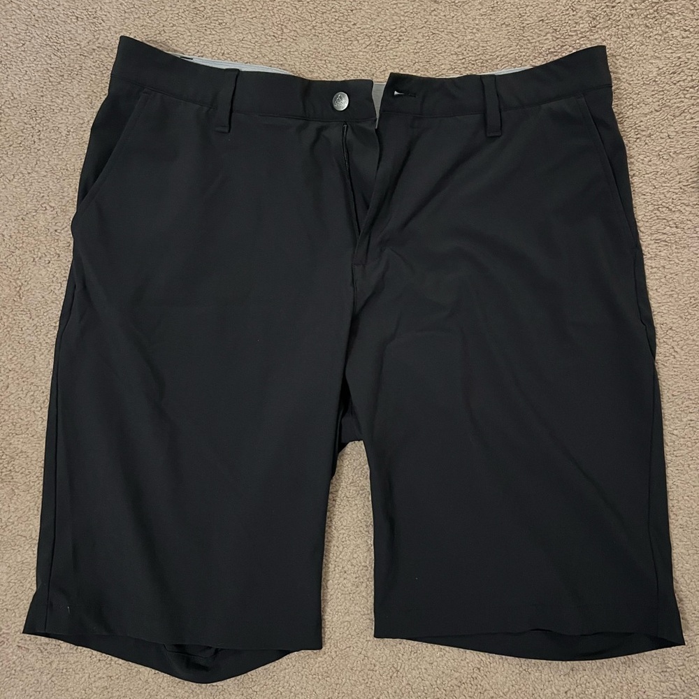 adidas Black Flat-Front ultimate 365 performance Shorts